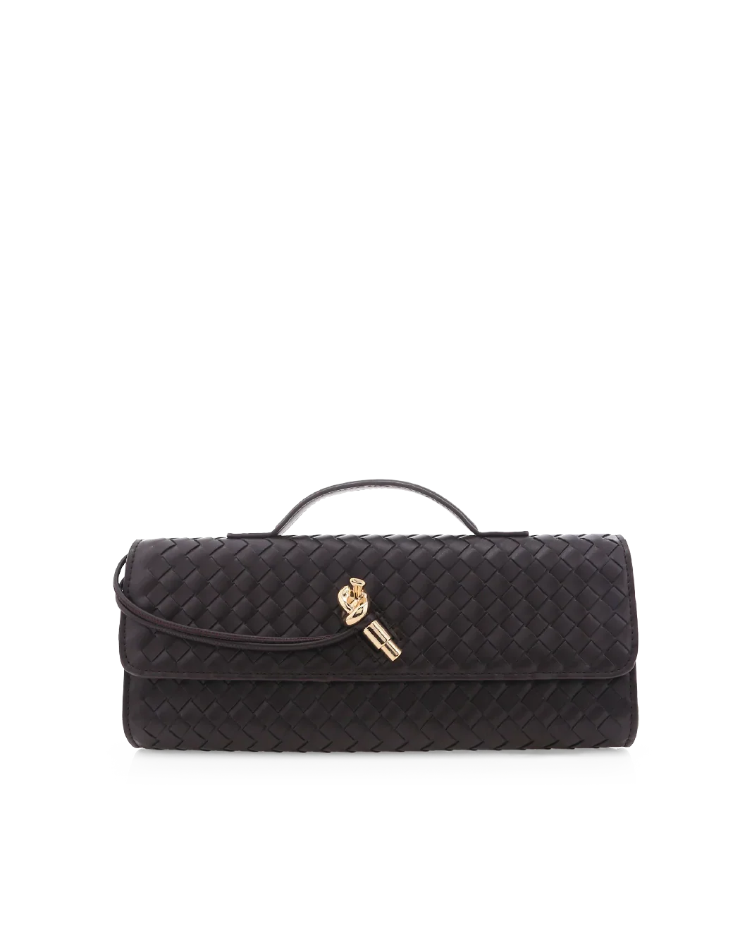 ALICE CLUTCH BAG - DARK CACAO