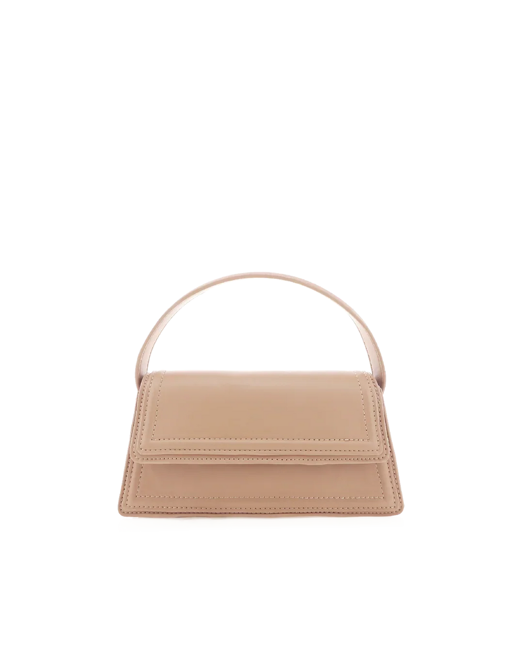 MARBLE HANDLE BAG - NUDE