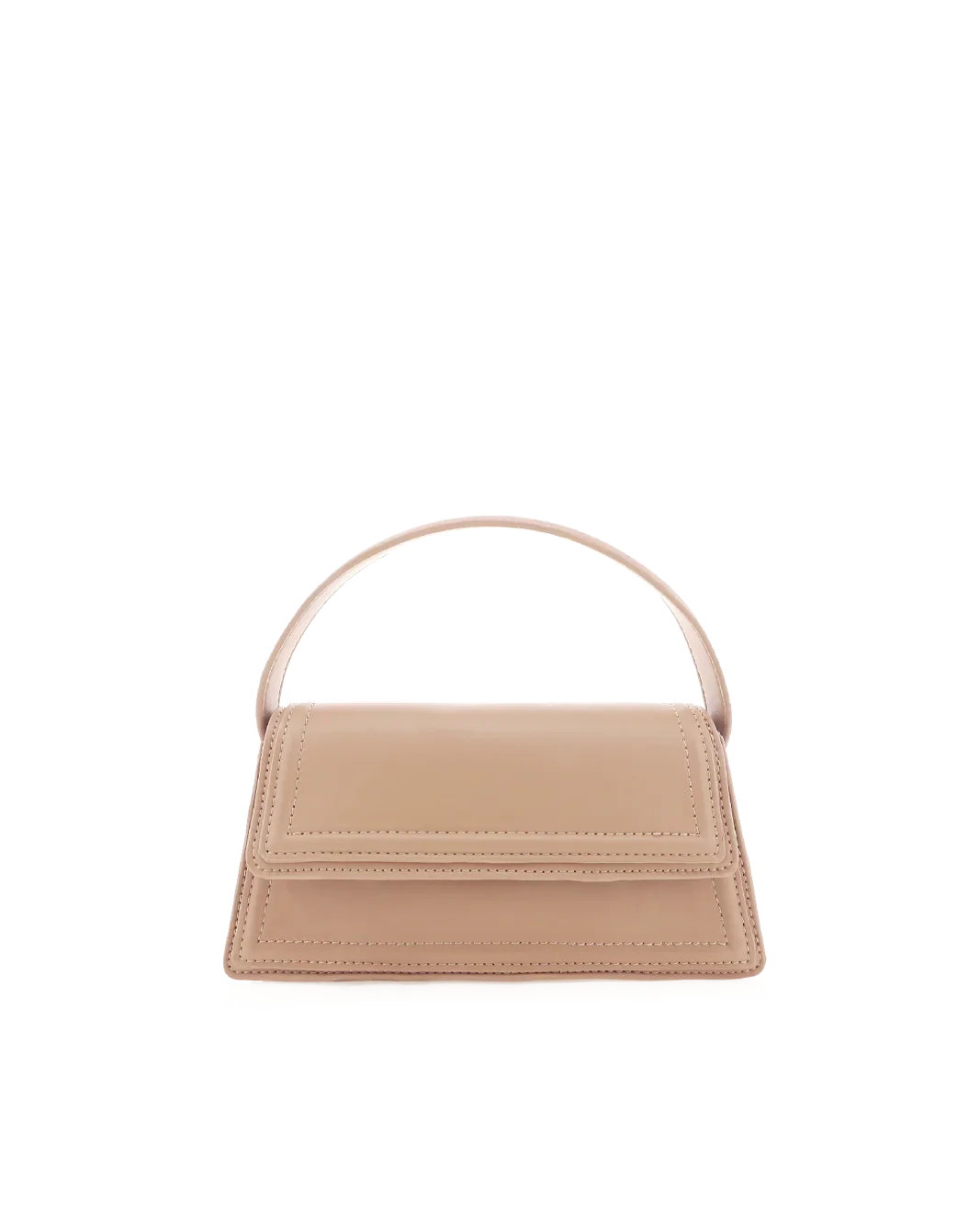 MARBLE HANDLE BAG - NUDE