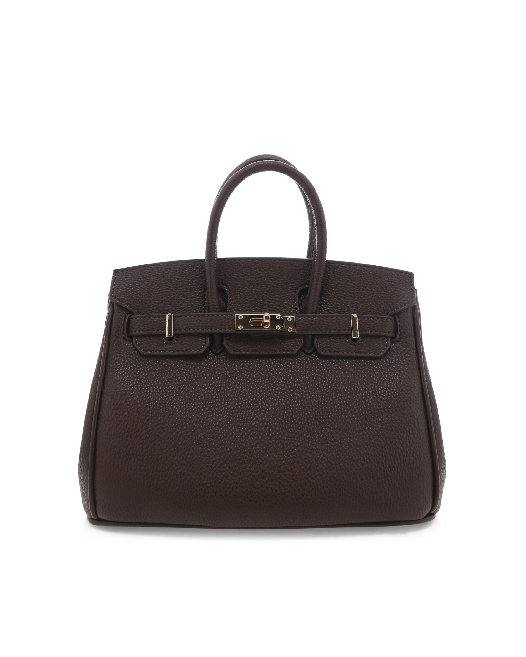 HAMPTON HANDLE BAG - CHOCOLATE PEBBLE