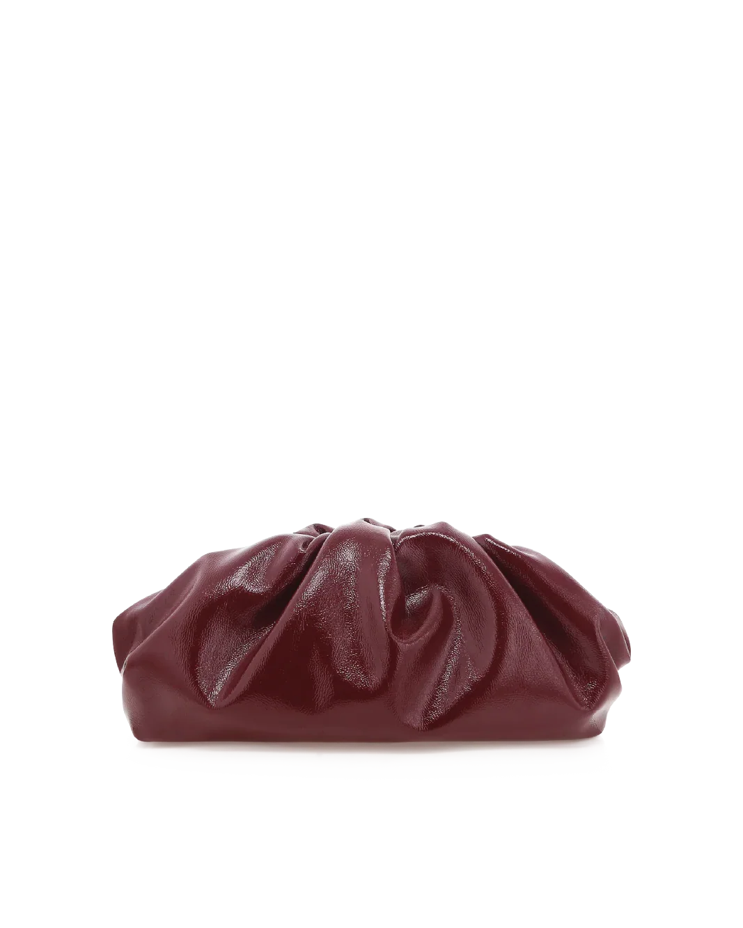 KYLA CLUTCH BAG - CHERRY CRINKLE PATENT