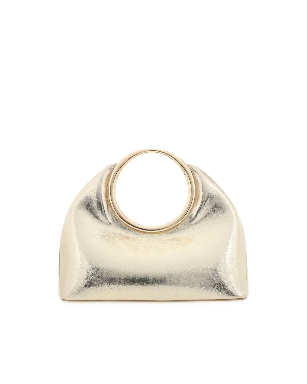 MONROE HANDLE BAG - GOLD METALLIC