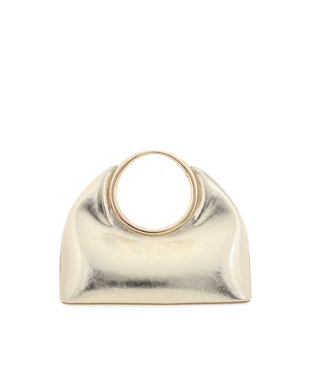 MONROE HANDLE BAG - GOLD METALLIC