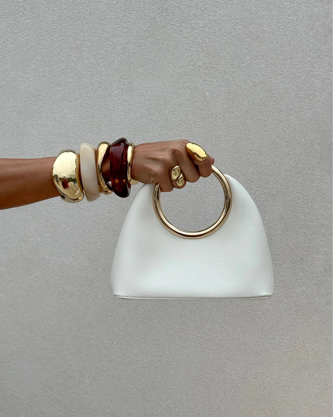 HALLIE BANGLE - GOLD PLATED 18K