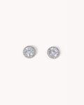 IMMY EARRINGS - SILVER-DIAMANTE