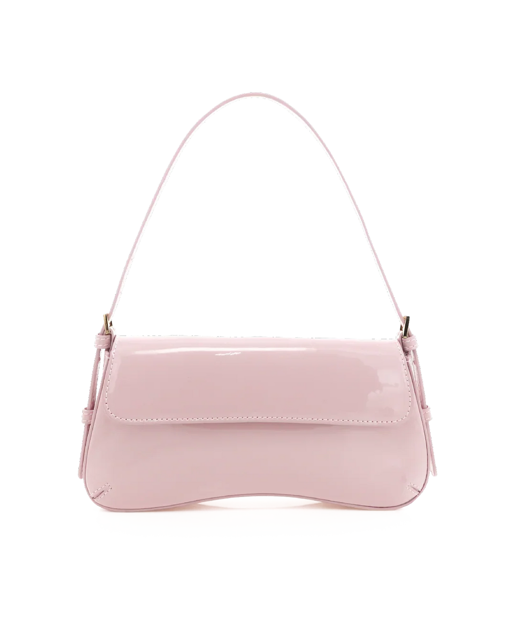 SABELLA SHOULDER BAG - BALLET PINK PATENT-GOLD