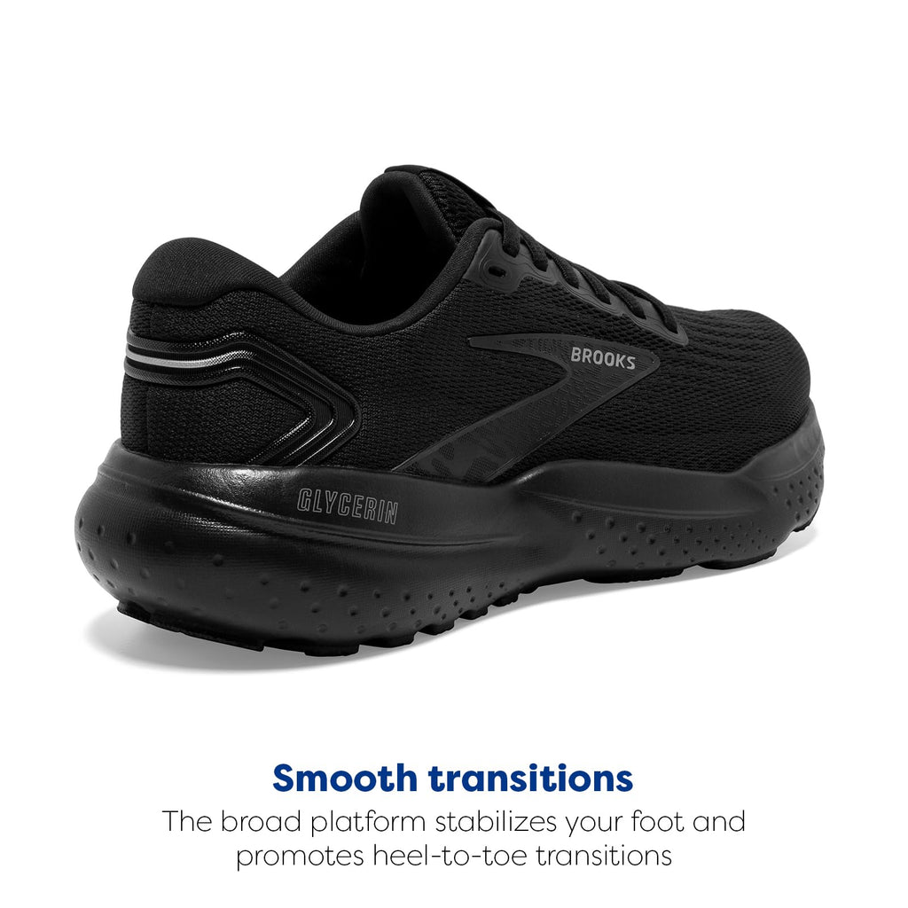 Brooks Glycerin 21 Mens Black/Black/Ebony