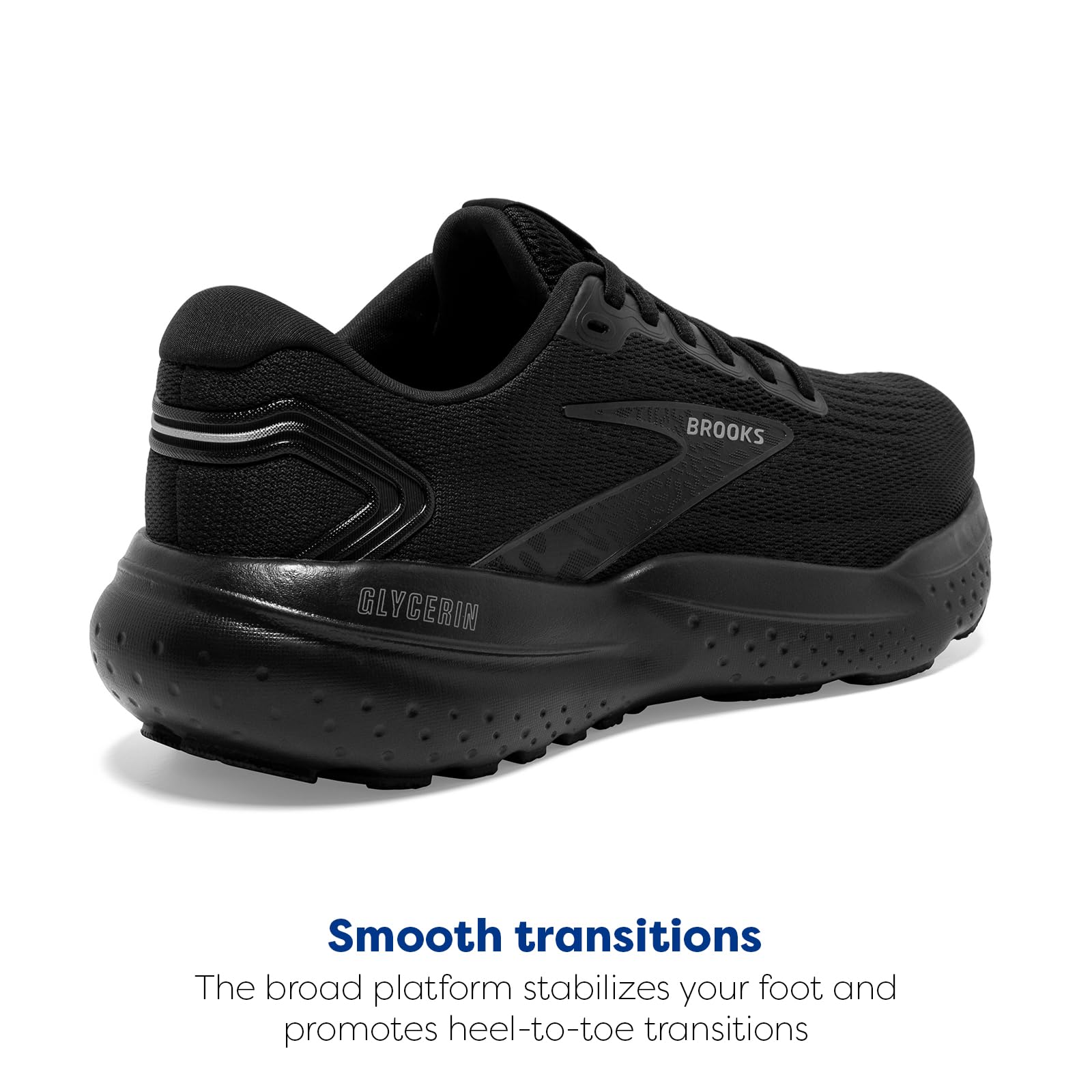 Brooks Glycerin 21 Mens Black/Black/Ebony