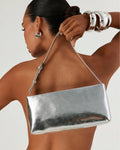 LIVIA SHOULDER BAG - SILVER METALLIC