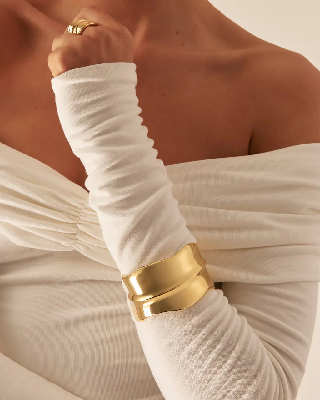 KARA BANGLE - GOLD PLATED 18K