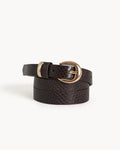 BELLA BELT - CHOCOLATE SCALE-GOLD