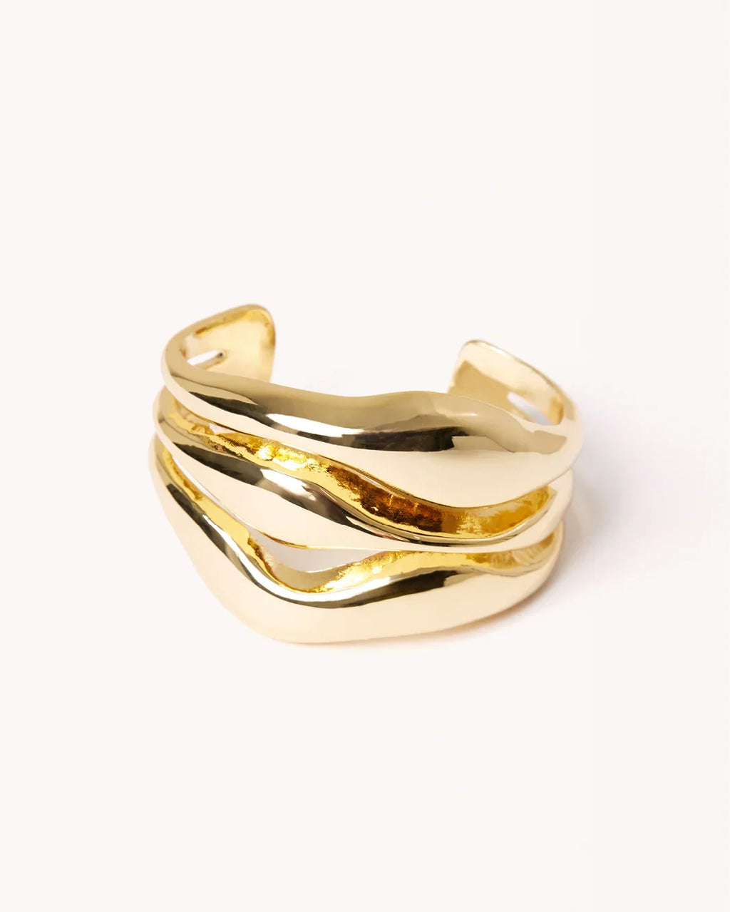 HOLLY BANGLE - GOLD PLATED 18K
