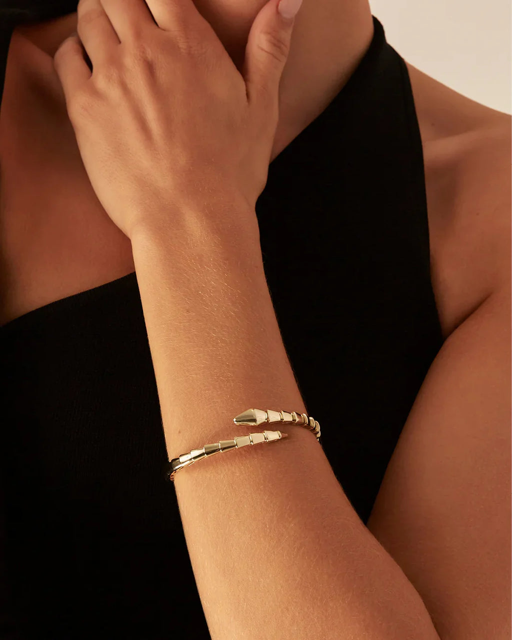 JAYDE BANGLE - GOLD PLATED 14K