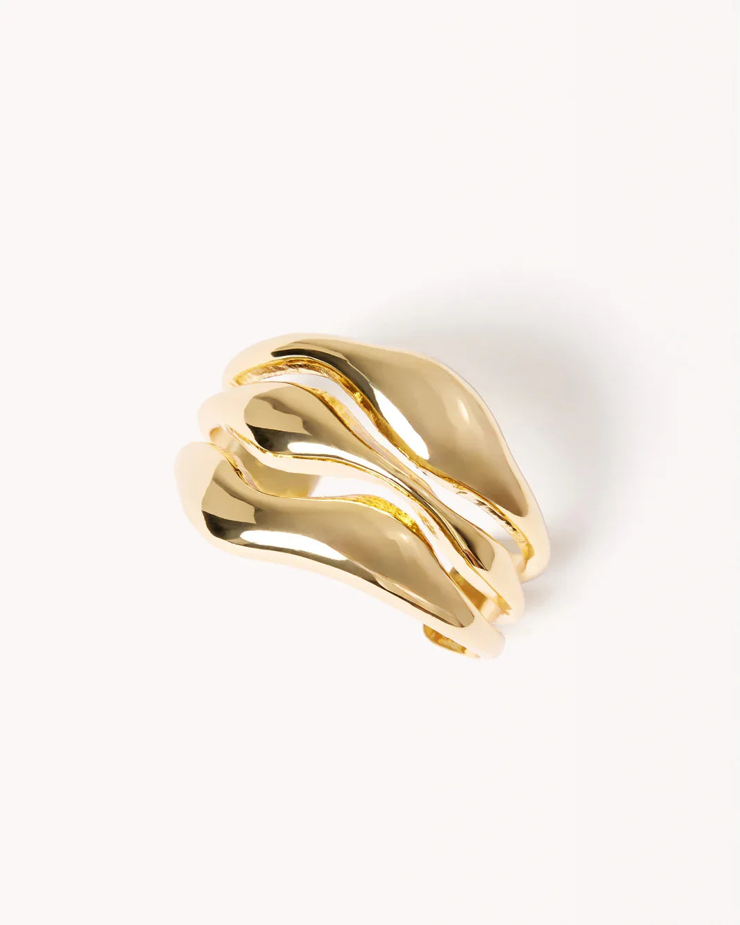 HOLLY BANGLE - GOLD PLATED 18K