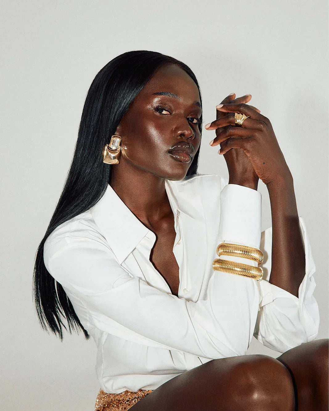 MALIA BANGLE - GOLD PLATED 18K