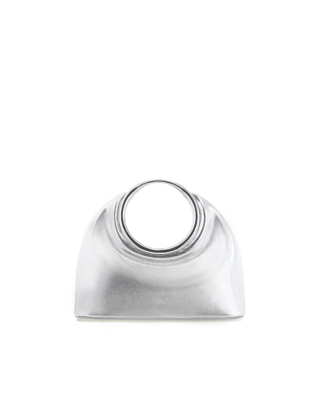 MONROE HANDLE BAG - SILVER METALLIC