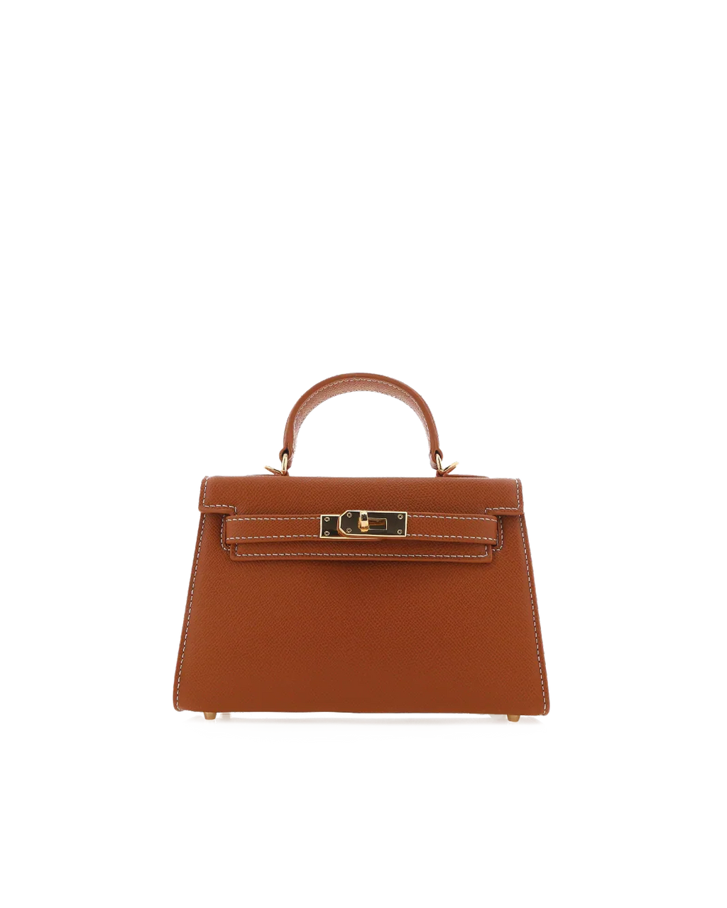 HARIETTE HANDLE BAG - TAN