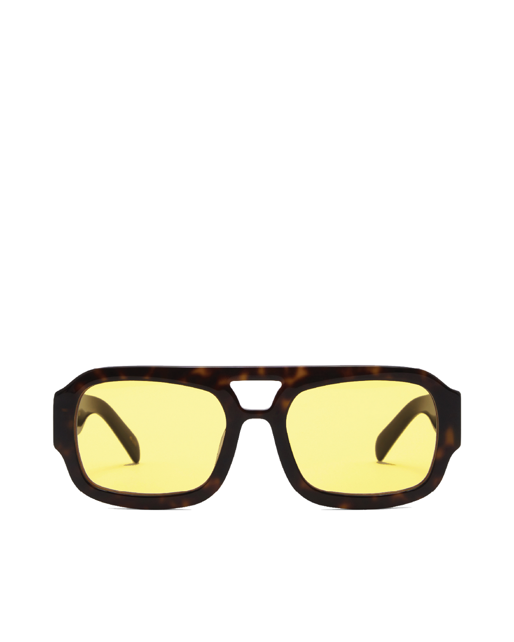 THE SUKI - DARK HAVANA TORT-YELLOW