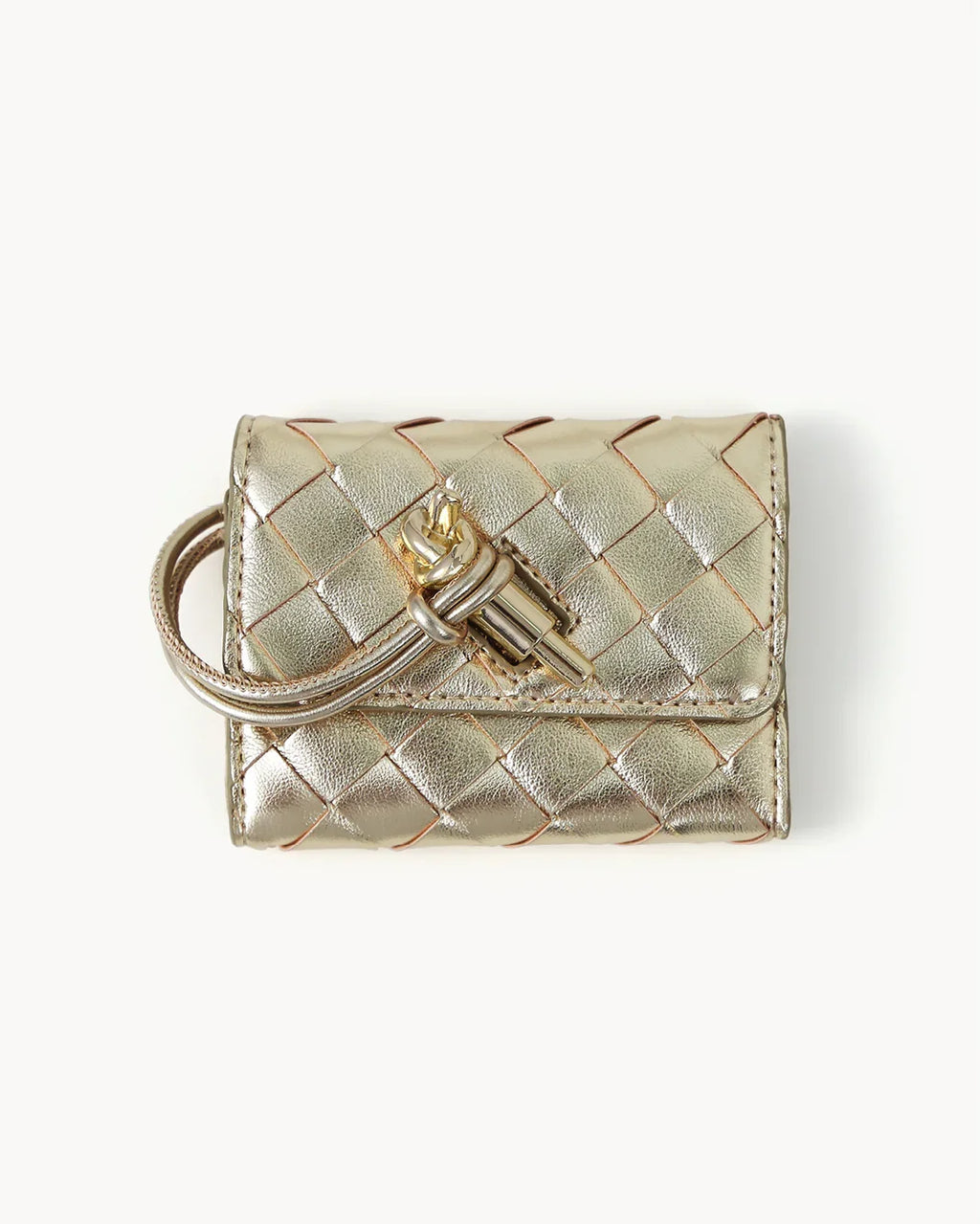 ALICE WALLET - GOLD METALLIC