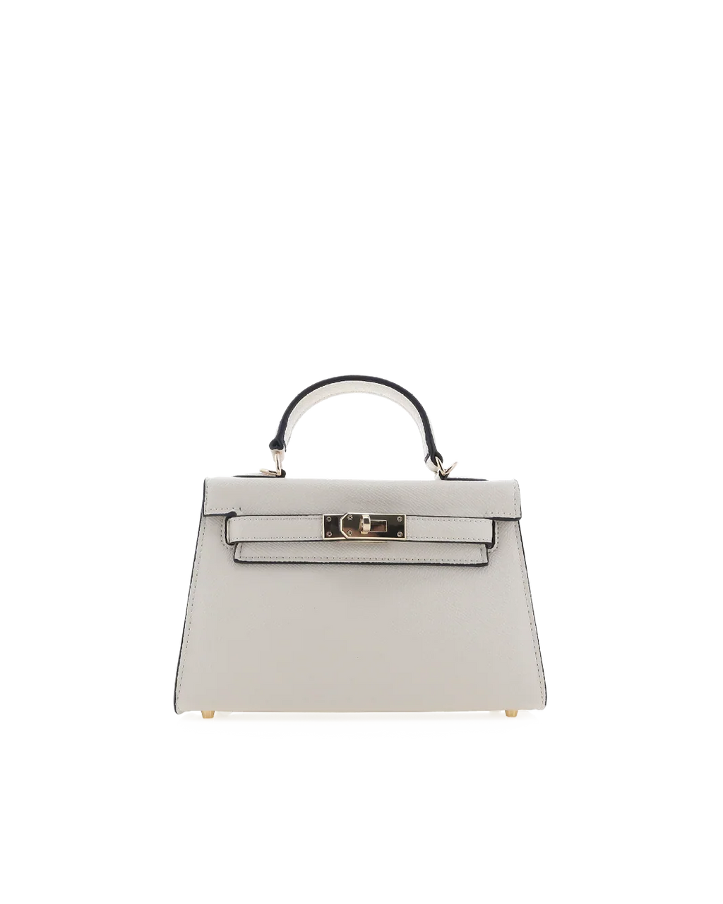 HARIETTE HANDLE BAG - BONE