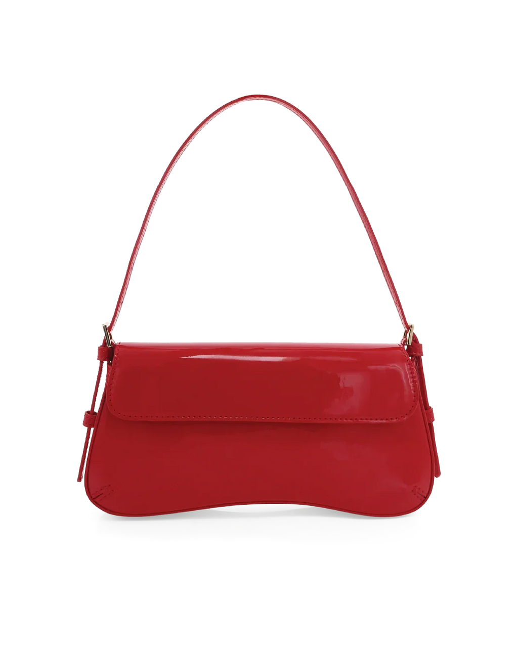 SABELLA SHOULDER BAG - CHILLI PATENT-GOLD