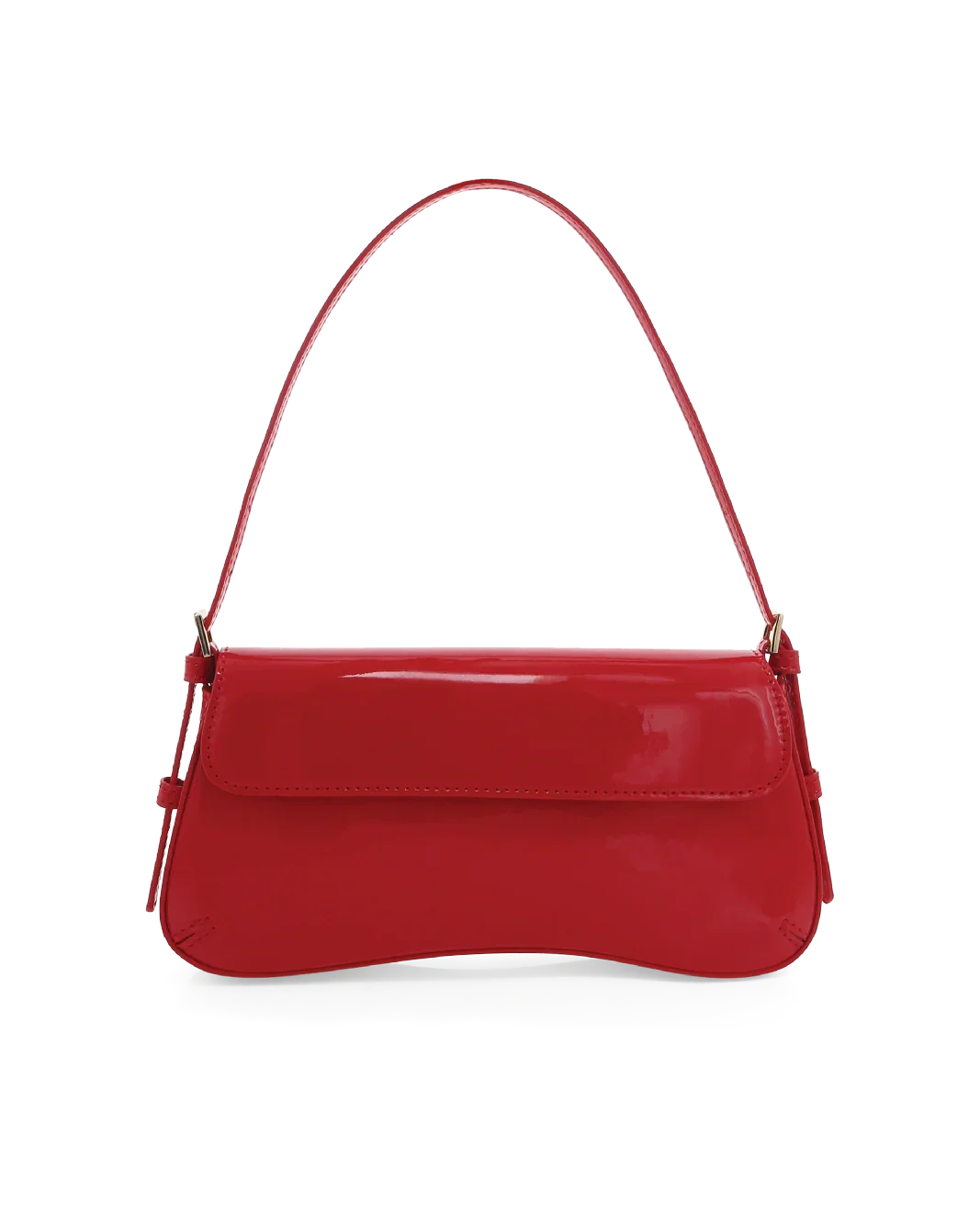 SABELLA SHOULDER BAG - CHILLI PATENT-GOLD
