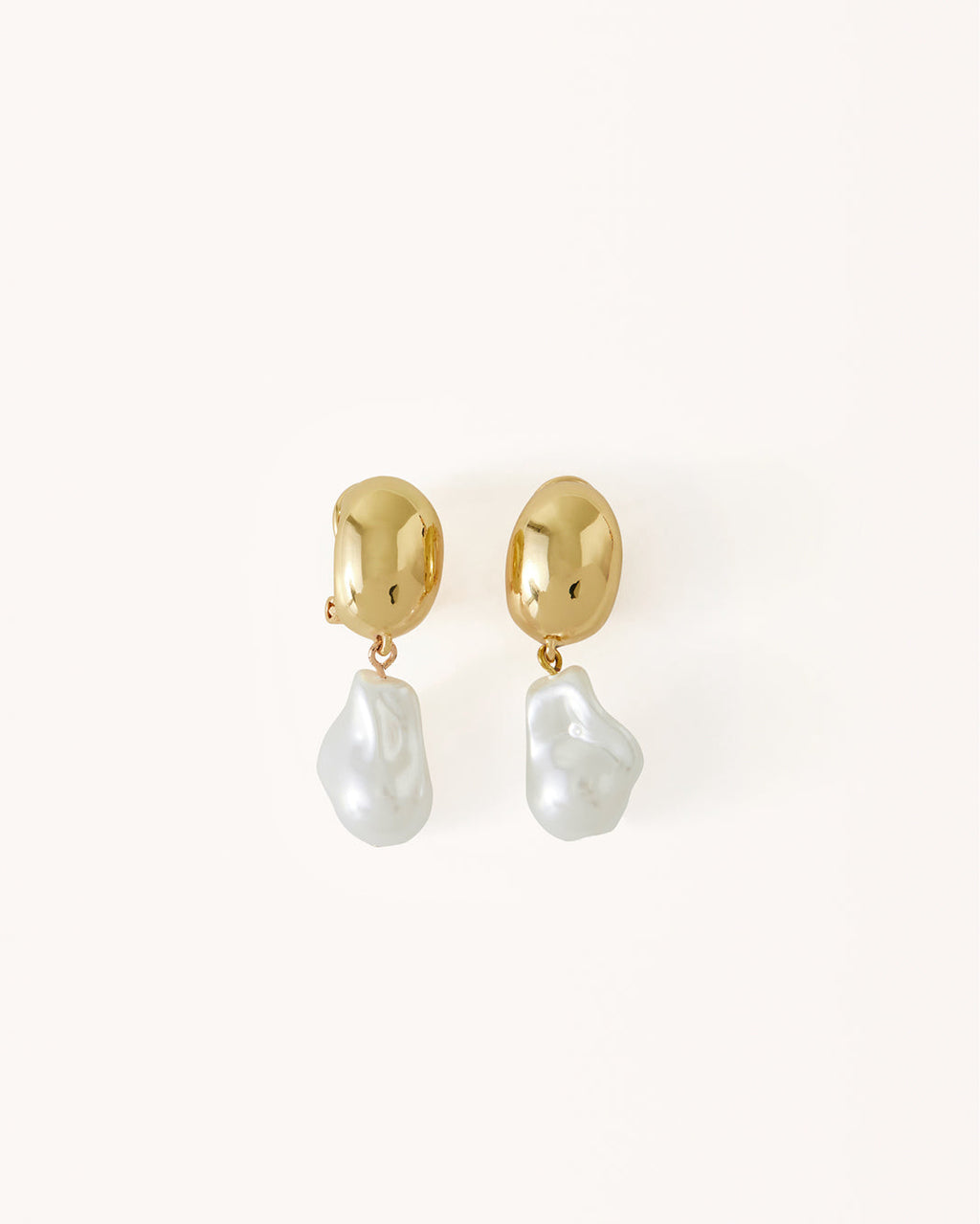 ELLE EARRING - GOLD-PEARL