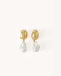 ELLE EARRING - GOLD-PEARL