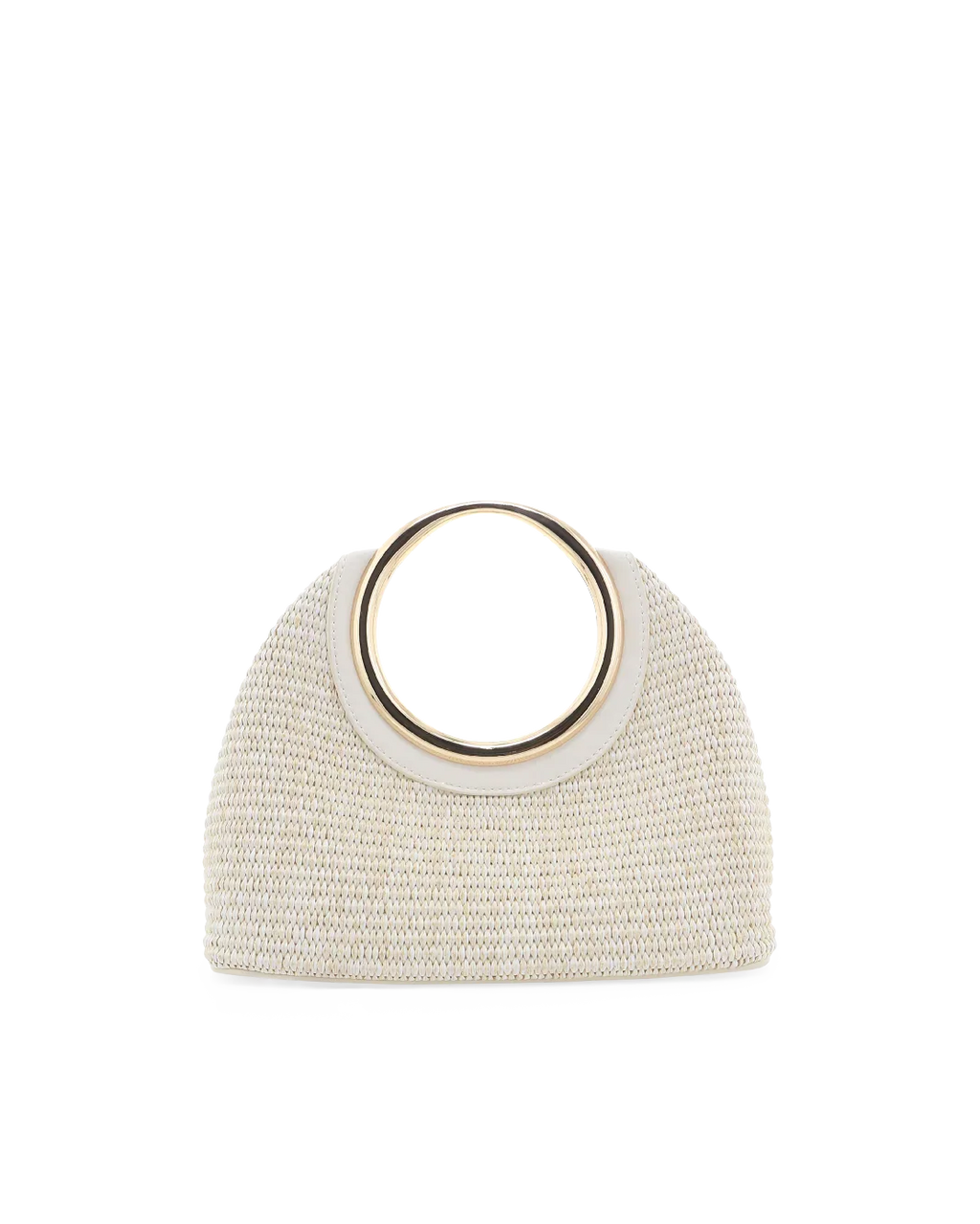 MONROE RAFFIA HANDLE BAG - CREAM RAFFIA-BONE