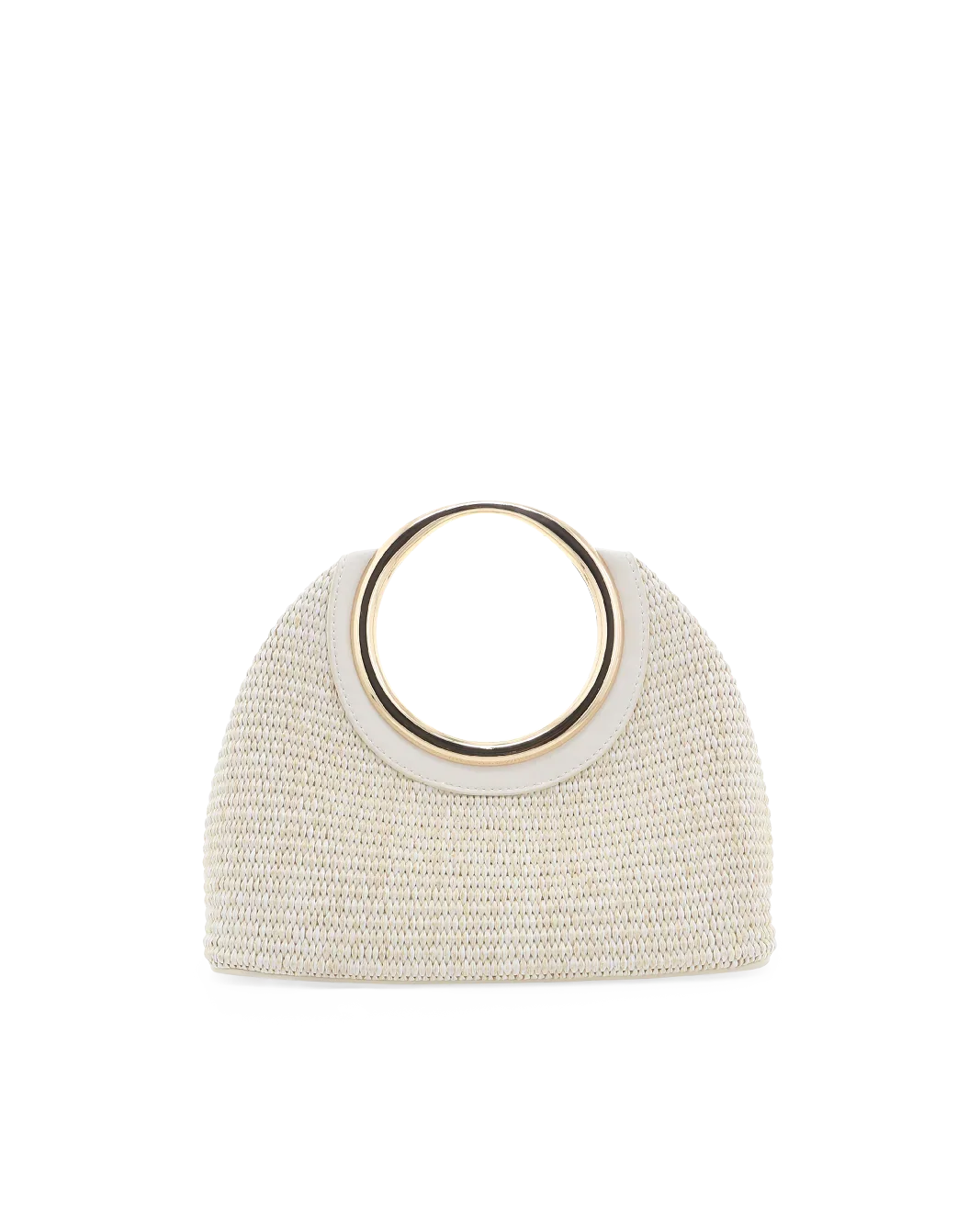 MONROE RAFFIA HANDLE BAG - CREAM RAFFIA-BONE