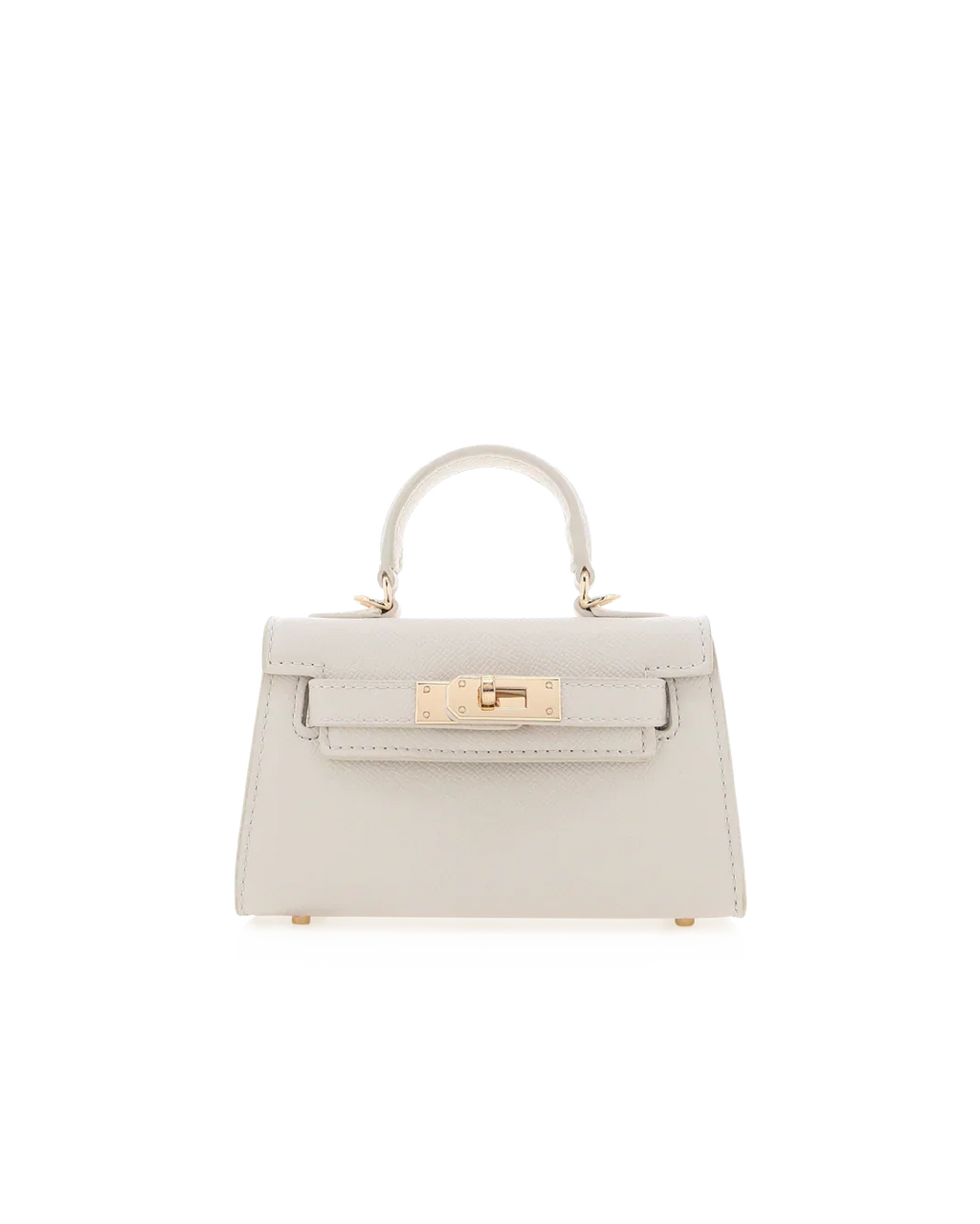 HARIETTE MINI HANDLE BAG - BONE SAFFIANO