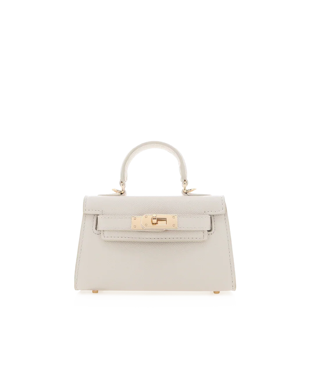 HARIETTE MINI HANDLE BAG - BONE SAFFIANO