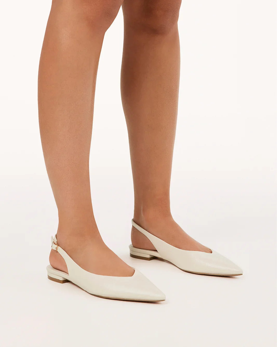 MALANI - BONE SAFFIANO SHINE