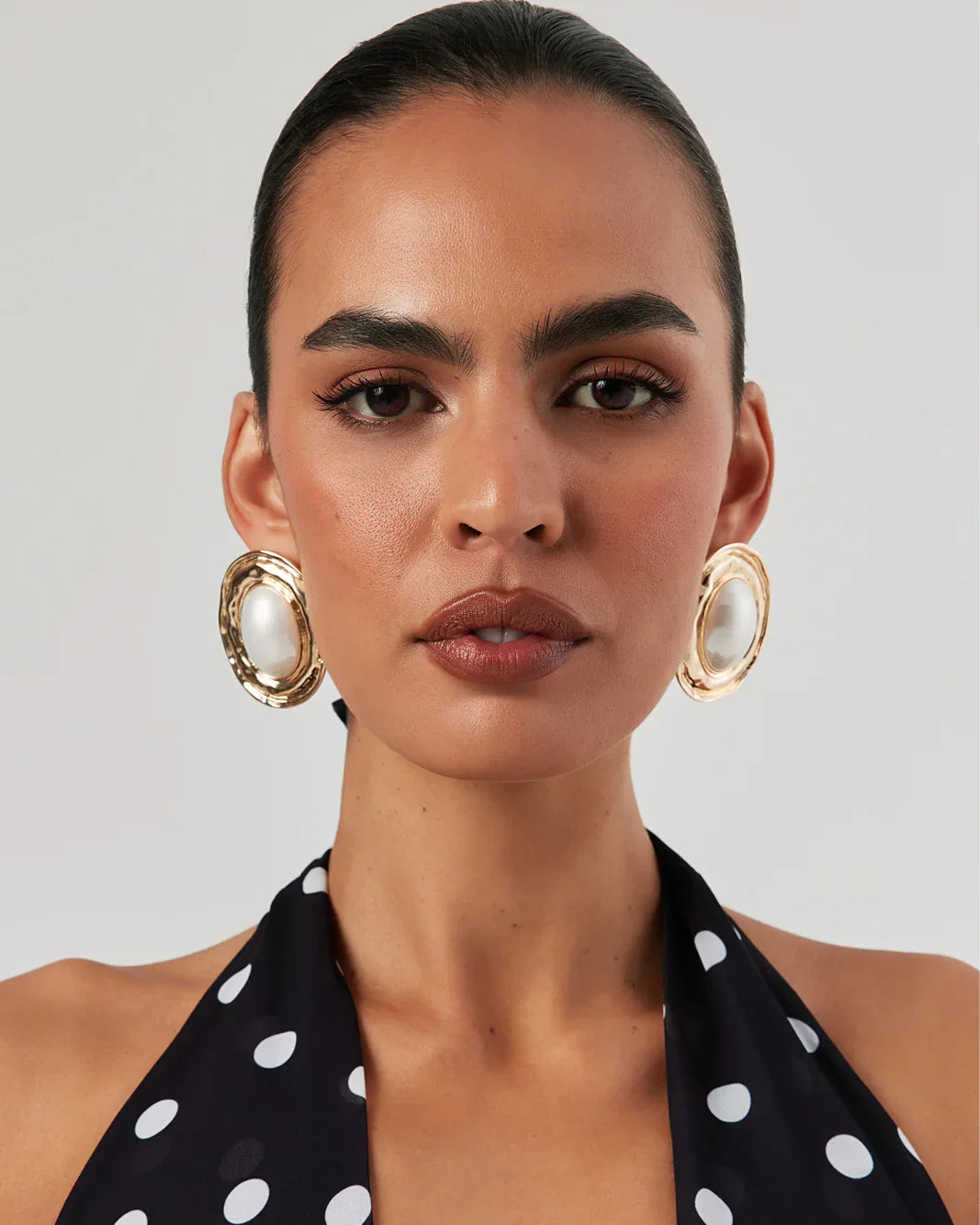 EVIE EARRINGS - GOLD-PEARL