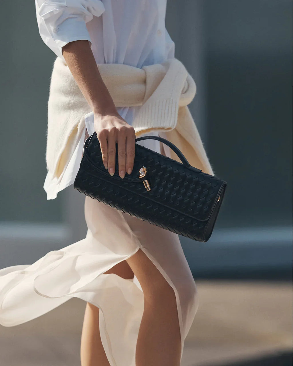 ALICE CLUTCH BAG - DARK CACAO