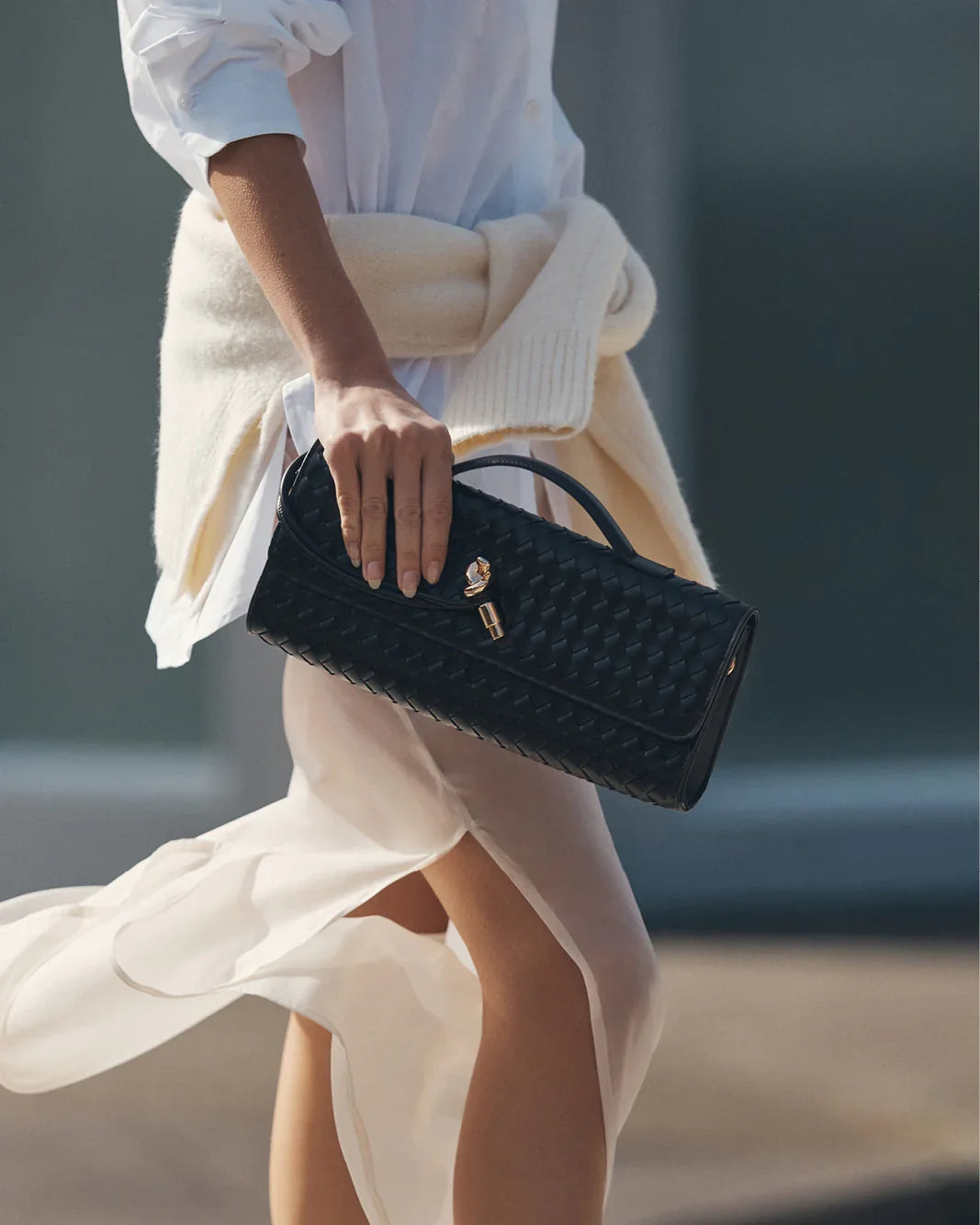 ALICE CLUTCH BAG - DARK CACAO