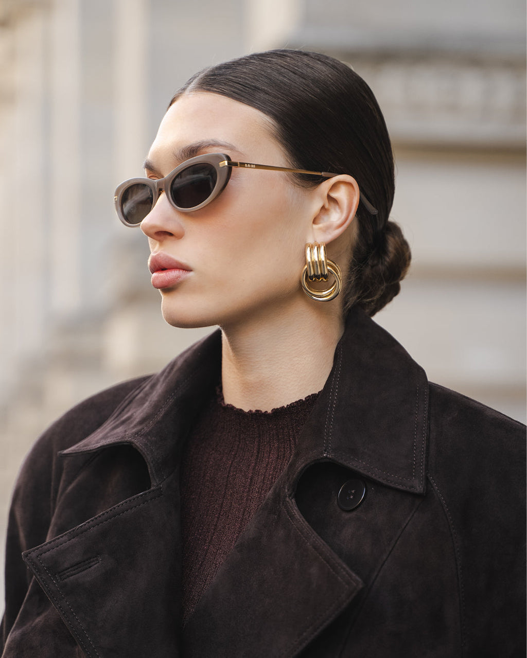 THE RAE - TAUPE-BROWN