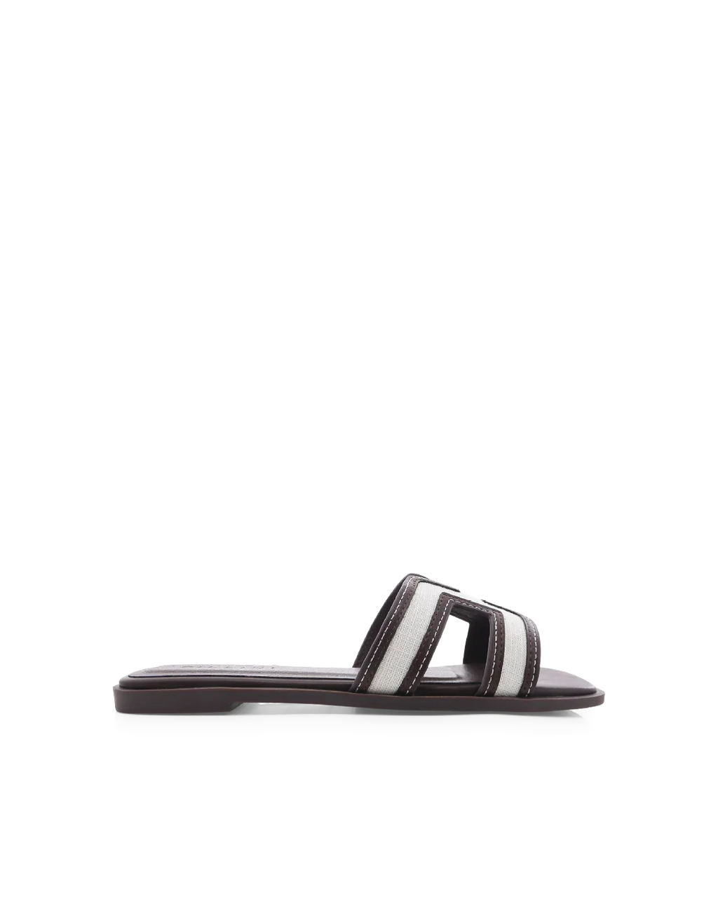 GORDY - NATURAL LINEN-CHOCOLATE