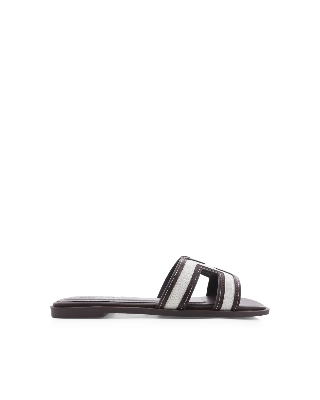 GORDY - NATURAL LINEN-CHOCOLATE