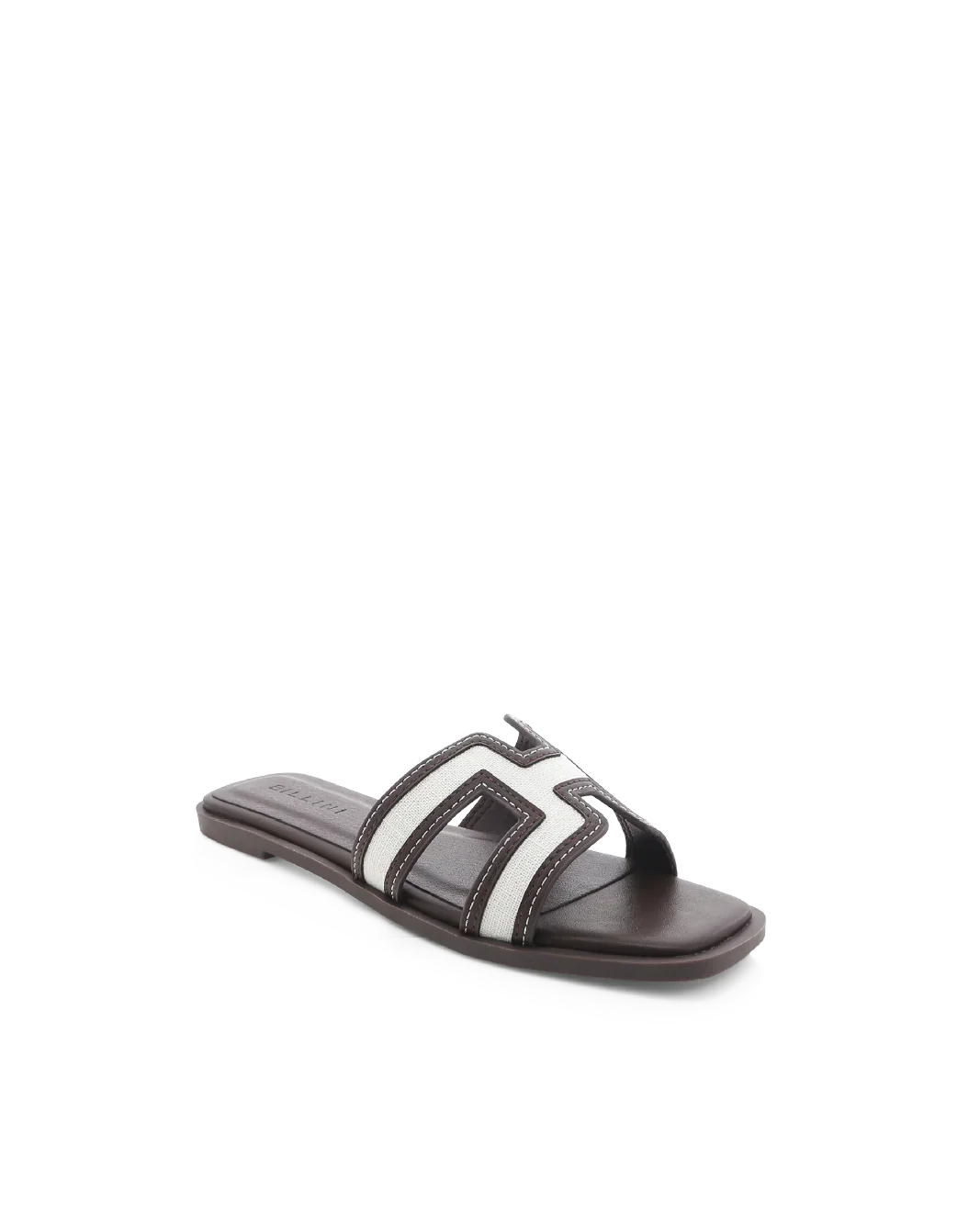 GORDY - NATURAL LINEN-CHOCOLATE