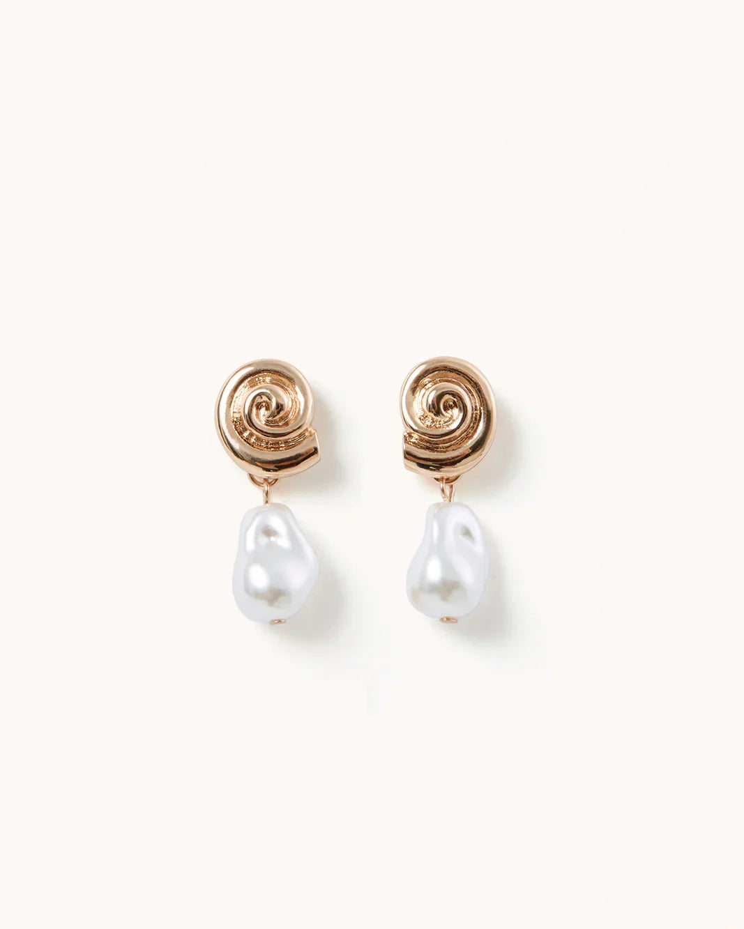 NOLA EARRNGS - GOLD-PEARL