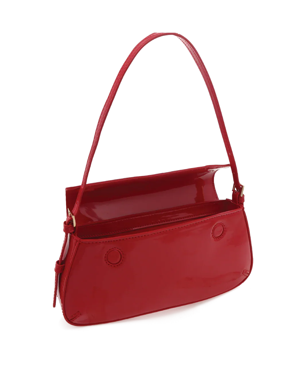 SABELLA SHOULDER BAG - CHILLI PATENT-GOLD
