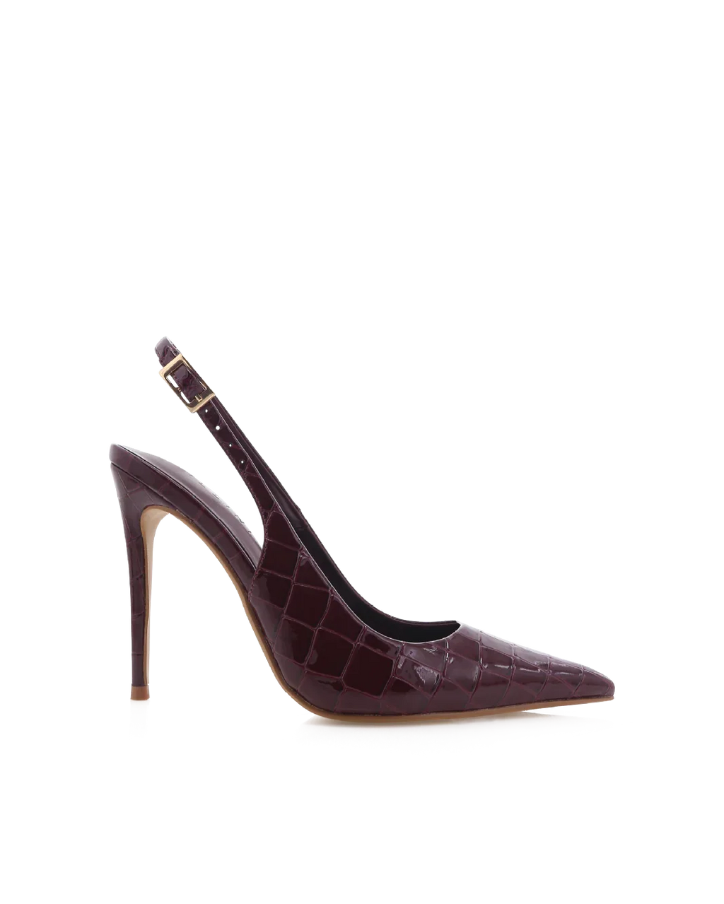 GIOVINA - DARK CHERRY PATENT CROC