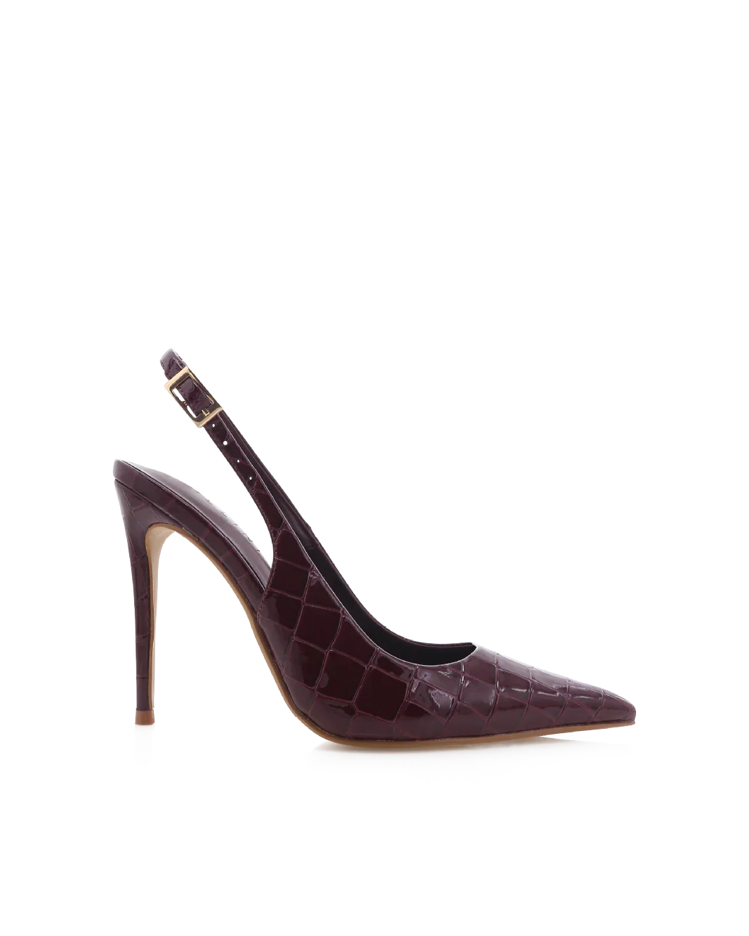 GIOVINA - DARK CHERRY PATENT CROC