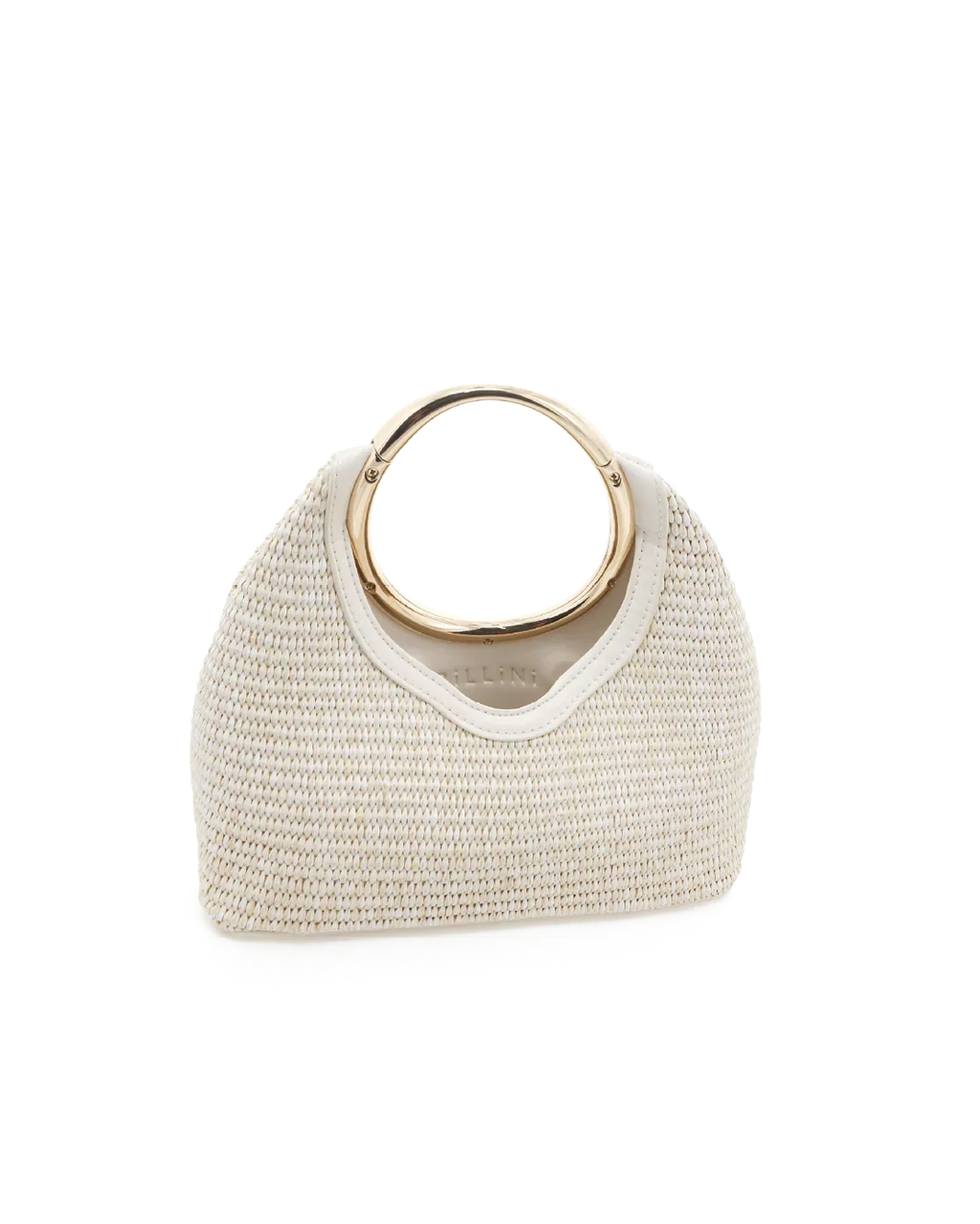 MONROE RAFFIA HANDLE BAG - CREAM RAFFIA-BONE
