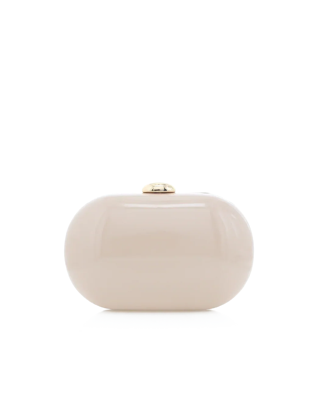 SELENA CLUTCH BAG - NUDE PATENT