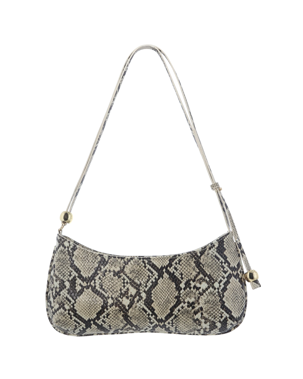 ROSABELLE SHOULDER BAG - CREAM SNAKE