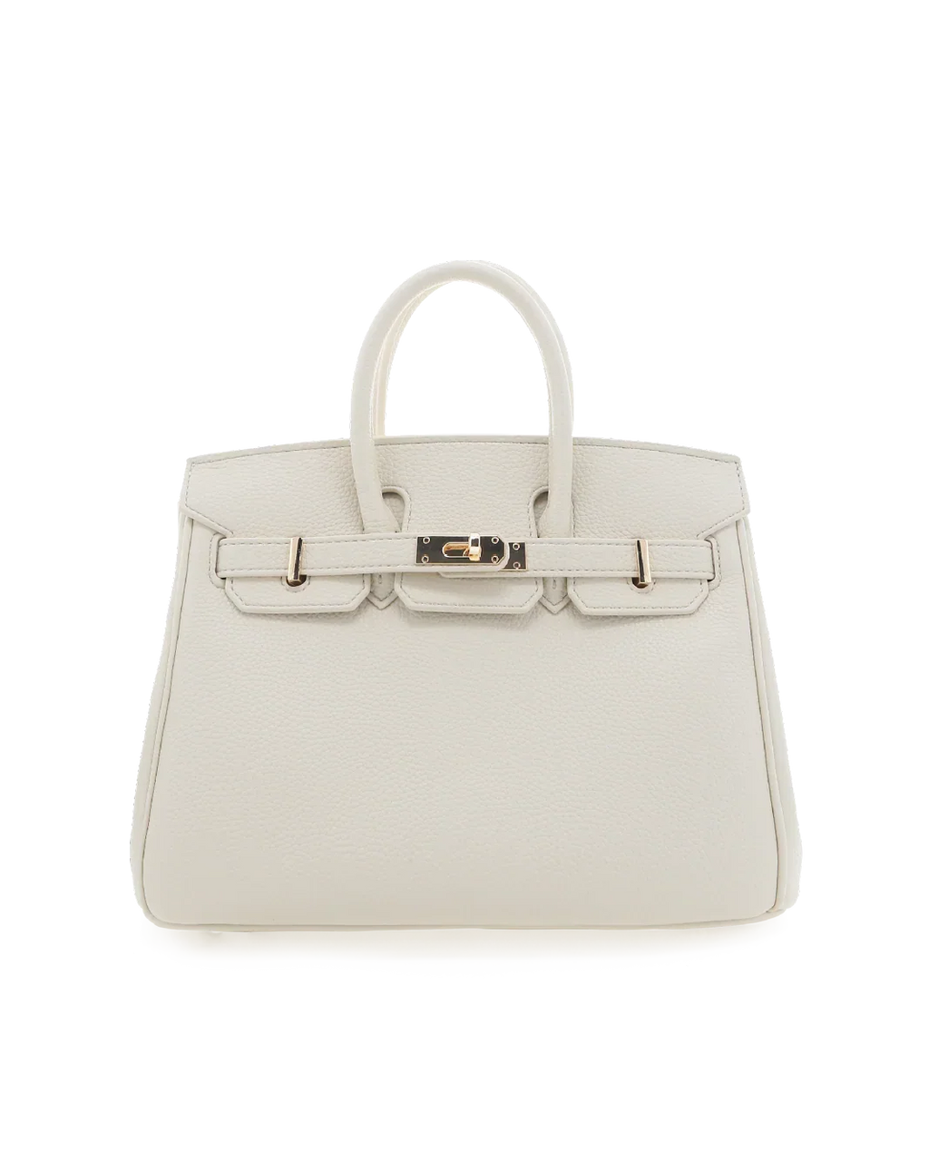 HAMPTON HANDLE BAG - CREAM PEBBLE