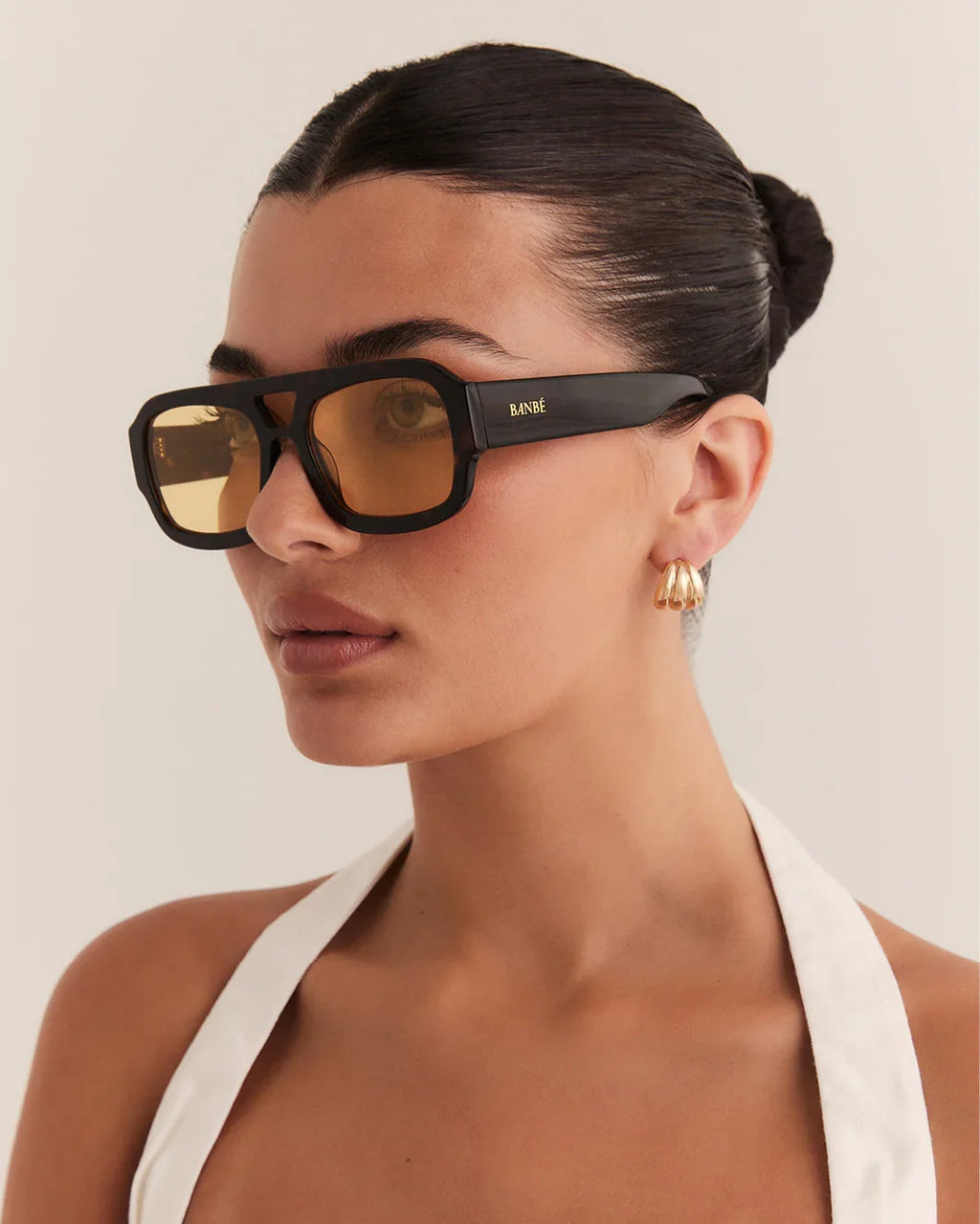 THE SUKI - DARK HAVANA TORT-YELLOW