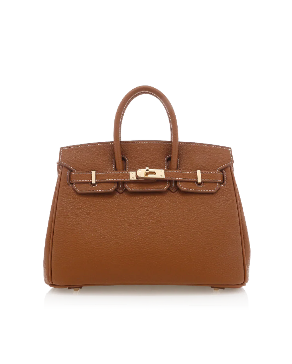 HAMPTON HANDLE BAG - TAN PEBBLE